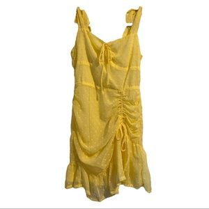 Missguided yellow dress. Xs